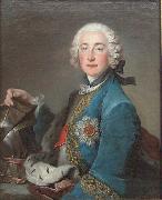 Louis Tocque Portrait of Frederick Michael of Zweibrucken oil on canvas